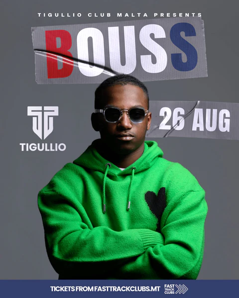 Affiche du showcase de BOUSS