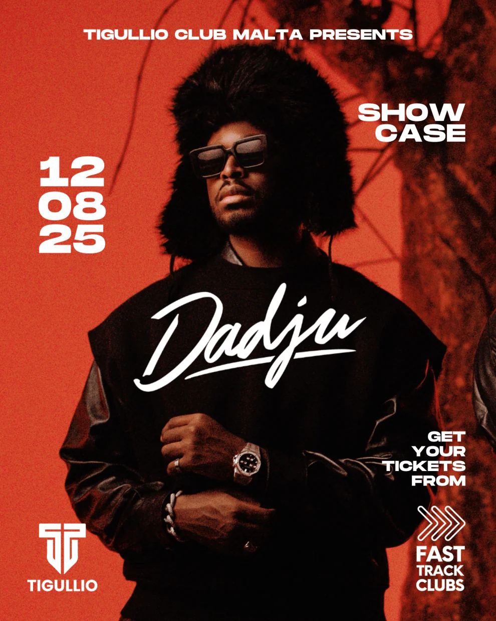 Affiche du showcase de DADJU
