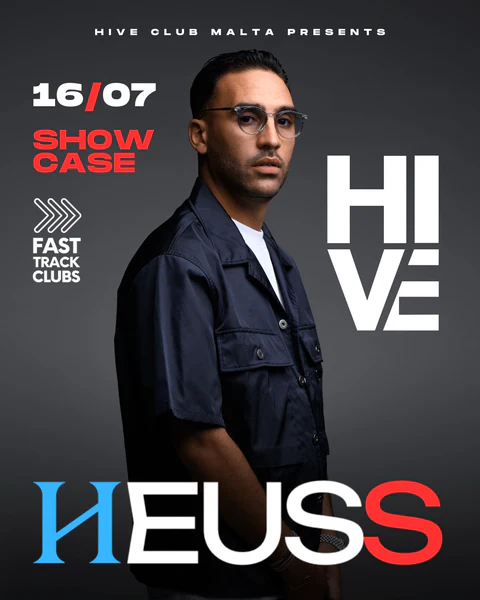 Affiche du showcase de HEUSS L’ENFOIRÉ