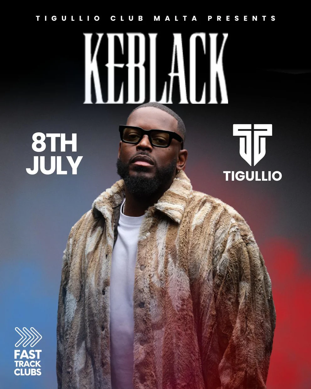 Affiche du showcase de Keblack