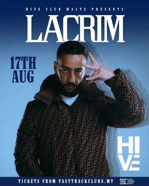 Affiche du showcase de Lacrim