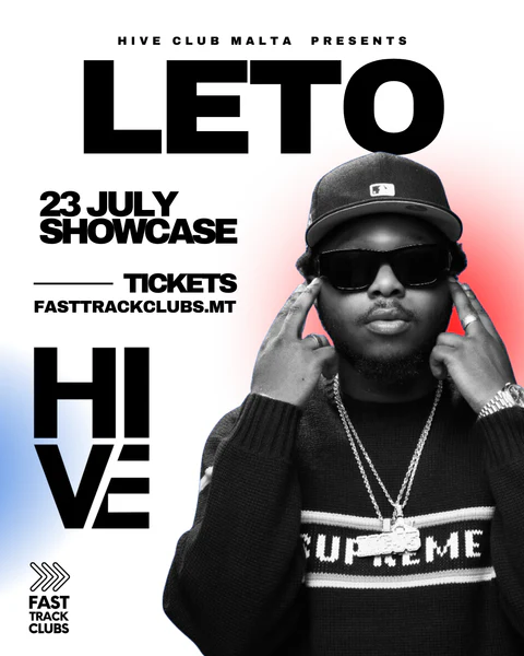 Affiche du showcase de Leto