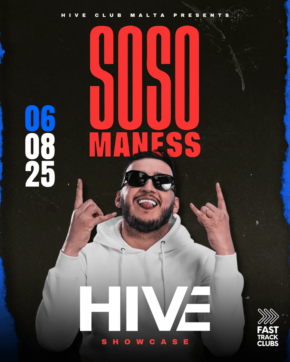 Affiche du showcase de SOSO MANESS
