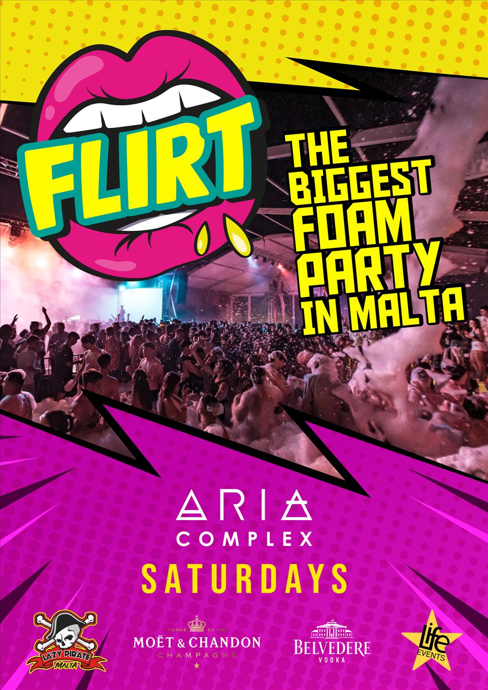 Image de l'événement populaire : Flirt (The Biggest Foam Party)